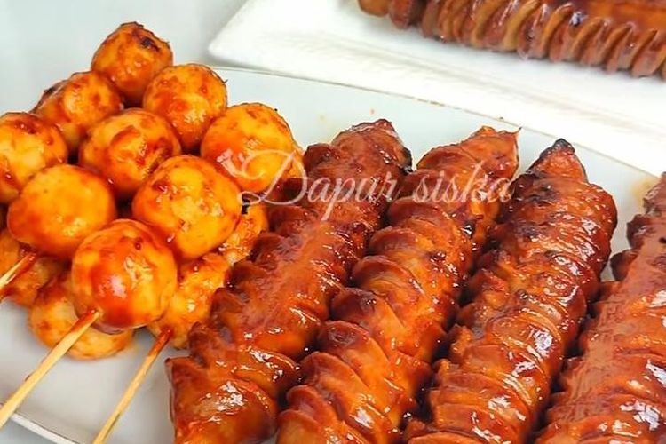 Resep Sosis Bakar Lada Hitam Jajanan Malam Ala Puncak