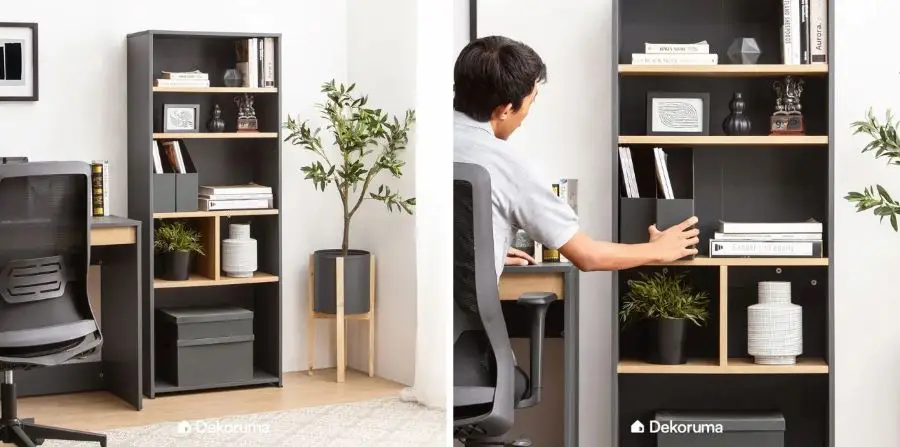 Rekomendasi Rak Buku Minimalis Buat Koleksi Novel Dan Majalah Di Ruang Santai